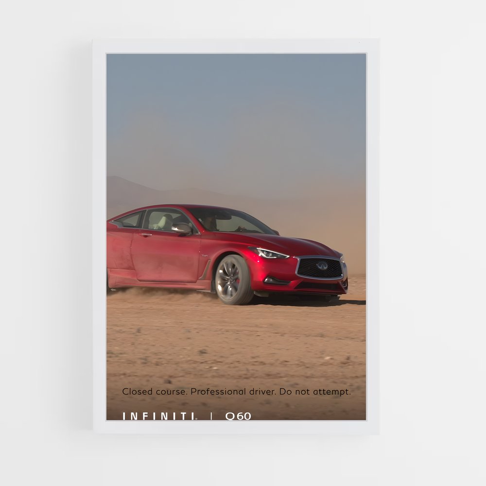 Poster Infino Racing – affiche Infiniti (vue 3)